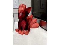 037 Vulpix Dual Low-Poly by bradicai
