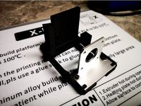 Qidi X-Plus & X-Max Carriage BMG Extruder on Metal Bracket - Dragon or V6 Hot-End Mod by leeph