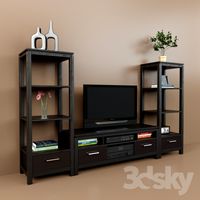 Linon Sutton Entertainment Center