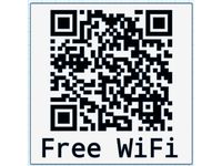 Free WiFi QR Sign by rmpel
