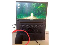 Vertical laptop stand for Thinkpad X1 Extreme Gen 2 by AlexLamson
