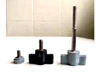 M4 and M5 Knobs for SubSee Aquatica Flip Holder by cmontechi