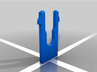 E350 side door latch cable clip V2 by Lewislw