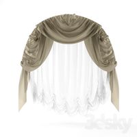 arched curtain