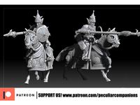 Dark Elf - Mongol Heavy Cavalry by PeculiarCompanions