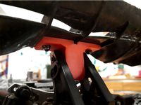 Team Magic E5 HX - Rear Wing Support / Spoilerhalter V1 by AcJoker2