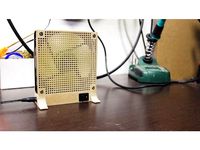 120mm Fan Cover with Legs by diogomakes