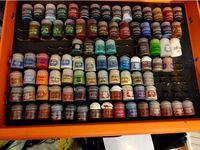 laser cut Citadel paint organizer  by gbit