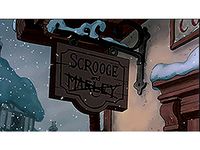 Mickey's Christmas Carol Scrooge Sign by JollyJay