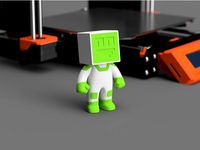 Filameno - Impresoras 3D mascot by FLOWALISTIK