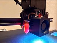 Ender 3 (Pro) - BL Touch Mount for "Micro-Swiss All Metal Hotend" (or Clone) by emtrax