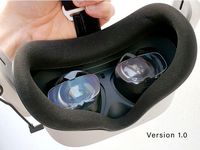 Quest long prescription lens adaptor (Quest 2, Quest and Rift S) by Dalpek