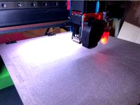 Artillery Sidewinder X1 Neopixel / LED holder by crc_error_79