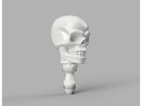Playmobil Head Heroic Skull by madsoul666