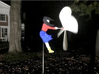 Umbrella Girl Wind Spinner by nafis