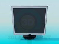 3D Model Sony monitor