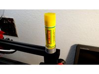 Glue Stick Mount for 80/20 Rail on 3D Printer by peterfjorgensen