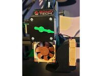 Bondtech DDX 40mm Fan Shroud v4 [Axial Fan and Integrated Mount Remix] by jerryfudd