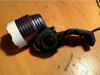 Cree bike light holder front fork by Mslu