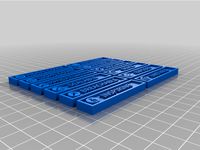 Warhammer 40k 9th Edition Terrain Label Tokens by generallyfabricating