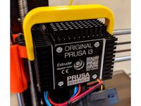Prusa i3 Nema17 Extruder Motor Heatsink Clamp by Revenson