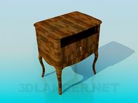3D Model Curbstone on high legs