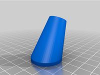 Bike kickstand foot, customizable by arpruss