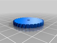 Optical Drive gear wheel for stepper motor. by Razvitm