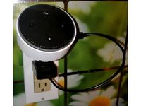 GFI outlet cover echo dot Gen 2 holder by MrHighlander