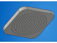 Pomme de douche carree - square shower head by Barrus
