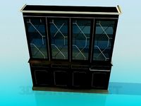 3D Model Sideboard 4 doors