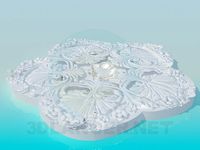 3D Model Ceiling outlet