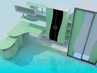 3D Model Teen room furniture