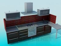 3D Model Kitchen furniture