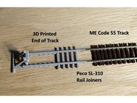 N Scale -- Code 55 End of Track Section..... by Sumner