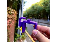 Elepurple - Mask Bag Hanger for Students by yunuyuno