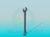 3D Model Wrench for nut
