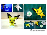 Pokemon Pichu & Bottom / 寶可夢-皮丘 & 底座 by nba2006428