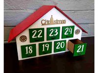 Christmas Advent Box House by Laser_Dreams