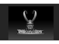 LOKI BUST FROM AVENGERS MARVEL MCU by yongilcool