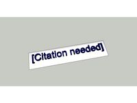 Wikipedia's Citation needed sign by confusedCoyote