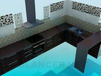 3D Model Kitchen Furniture