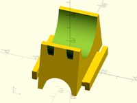 Parametric Bike Torch Mount - with Cable Tie and Rubber Band by zooxo