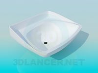3D Model Wash-stand with boards