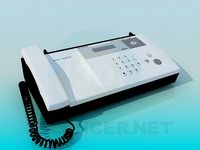 3D Model Sharp Fax
