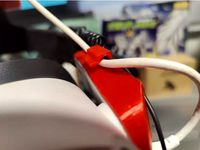 Quest 2 DAS Left Adaptor with Cable Clamp by kjbturok