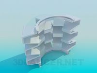 3D Model Souvenir shelf stand