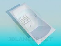 3D Model Bath with a seat