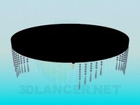 3D Model Chandelier on the ceiling
