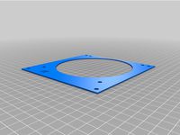 140 mm to 120 mm offset pc fan adapter by HUNster